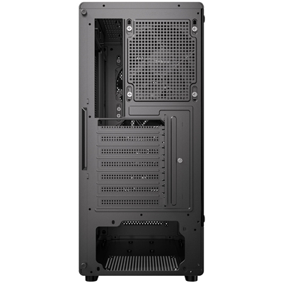 Antec VX310 ARGB Mid-Tower Gaming Case, 1 x USB 3.0 / 2 x USB 2.0, Tempered Glass Side Window Panel, High-Airflow Mesh Front , 3 x Pre-Installed ARGB LED Fans Included, ATX, Micro-ATX,ITX Compatible image 2