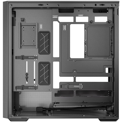 Antec FLUX Rear Mid Tower PC Case - Tempered Glass, Steel/Plastic/Wood, 5 PWM Fans, USB-C, ATX/Micro-ATX/ITX Compatibility image 4