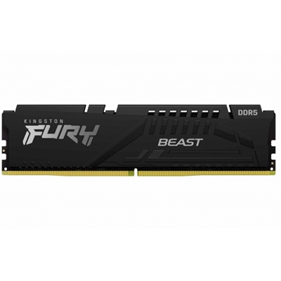 Kingston FURY Beast KF564C32BBEK2-32 32GB (2x 16GB) DIMM System Memory, 6400MHz, DDR5, CL32, Black, Intel XMP, AMD EXPO image 2