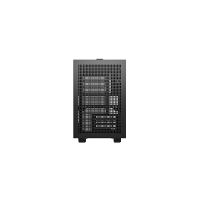 DeepCool CH160 PLUS Micro-ATX Mini Tower PC Case, Tempered Glass, High-Airflow Mesh Design, USB-C & USB 3.0 Front I/O, Supports ATX PSU & 305mm GPU, Black image 4