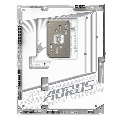 Gigabyte X870 AORUS STEALTH ICE AMD AM5 Socket Motherboard, ATX, 4x DDR5 Slots, 4x M.2 Socket, 5GbE LAN, Wi-Fi 7, 1x HDMI Port / 2x USB-C (USB4) image 4