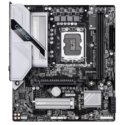 Gigabyte H810M GAMING WIFI6 Intel 1851 Socket Motherboard, Micro-ATX, 2x DDR5 Slots, 1x M.2 Socket, Fitted I/O Shield, 2.5GbE LAN, Wi-Fi 6, 1x DisplayPort / 1x HDMI Port image 2