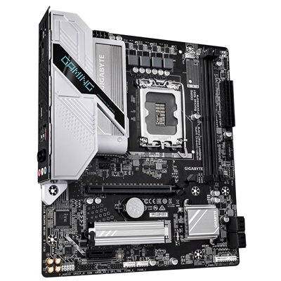 Gigabyte H810M GAMING WIFI6 Intel 1851 Socket Motherboard, Micro-ATX, 2x DDR5 Slots, 1x M.2 Socket, Fitted I/O Shield, 2.5GbE LAN, Wi-Fi 6, 1x DisplayPort / 1x HDMI Port image 3