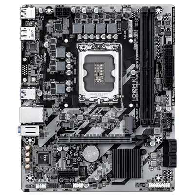 Gigabyte H810M K Intel 1851 Socket Motherboard, Micro ATX, 2x DDR5 Slots, 1x M.2 Socket, GbE LAN, 1x DisplayPort / 1x HDMI Port image 2