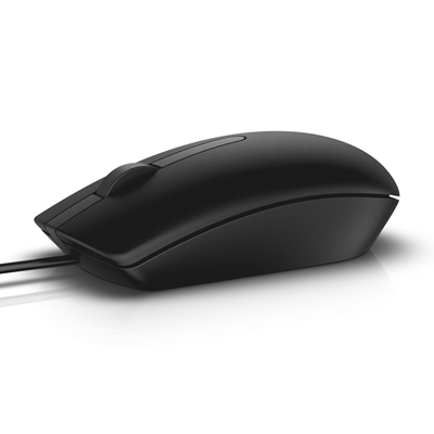 Dell MS116 Wired USB Mouse, 2-Buttons, 1000dpi and Optical Tracking, Ambidextrous Design for PC, Mac and Laptop, Black image 5