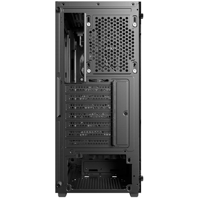Antec AX67 ARGB Mid-Tower Gaming Case, 1 x USB 3.0 / 2 x USB 2.0, Tempered Glass Side Window Panel, High Airflow Mesh Front Panel, 4 x Pre-Installed ARGB LED Fans, ATX, Micro-ATX, ITX Compatible image 2