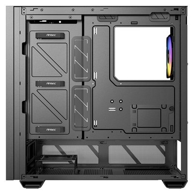 Antec P30 ARGB Mid-Tower Gaming Case, High-Airflow Design, Tempered Glass Side Panel, USB-C 10 Gb/s, Pre-Installed ARGB Fans (Black) image 5