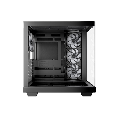 be quiet! Light Base 500 LX BGW85 Mid-Tower Case, Tempered Glass, 4 x ARGB Light Wings LX Fans, High Airflow ATX Case, USB-C 10Gbps, 400mm GPU Support, Vertical GPU Mount, Black image 2