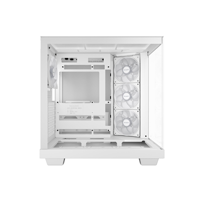 be quiet! Light Base 500 LX BGW86 White Mid-Tower Case, Tempered Glass, 4x ARGB Light Wings LX Fans, High Airflow ATX Case, USB-C 10 Gbps, 400 mm GPU Support, Vertical GPU Mount image 2