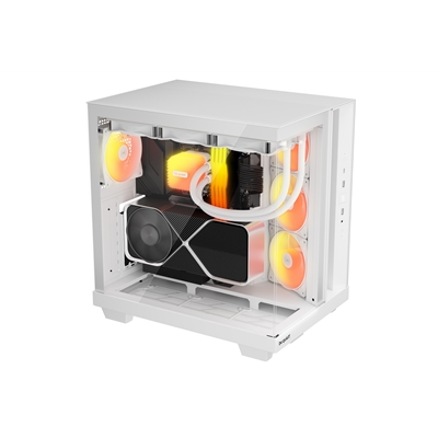 be quiet! Light Base 500 LX BGW86 White Mid-Tower Case, Tempered Glass, 4x ARGB Light Wings LX Fans, High Airflow ATX Case, USB-C 10 Gbps, 400 mm GPU Support, Vertical GPU Mount image 6
