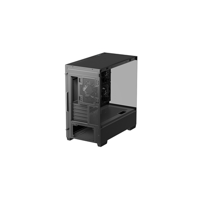 DeepCool CG380 3F Micro-ATX Gaming Case Black  Panoramic Tempered Glass Side Panel, Mesh Airflow Front, 3 Pre-Installed ARGB Fans, USB-C & USB-A Front I/O, Spacious SFF/mATX/ITX Build Support image 6