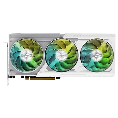 ASRock AMD Radeon RX 9070 XT Steel Legend 16GB GDDR6 Graphics Card, 4096 Streams, 2970MHz Boost Clock, Triple Fan, 3x DisplayPorts / 1x HDMI Port image 3