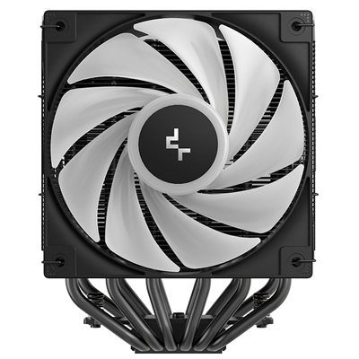 DeepCool AG620 BK ARGB V2 Dual-Tower CPU Air Cooler with 120mm ARGB Fans, Compatible with Intel LGA 1851/1700/1200/115x & AMD AM5/AM4, High-Performance Quiet Cooling, Matte Black image 4