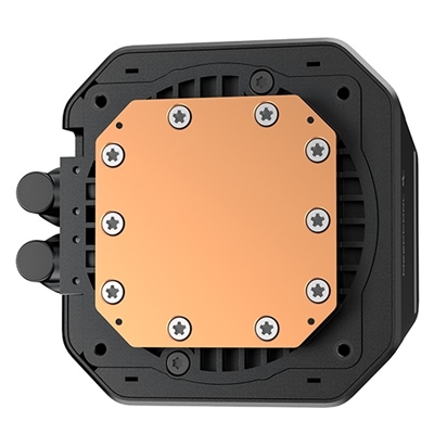DeepCool LM240 Liquid CPU Cooler with 2.4" IPS Display, 240mm AIO, Dual 120mm ARGB Fans, Anti-Leak Technology, PWM Pump, Intel LGA 1851/1700 & AMD AM5 Compatible, Black image 2