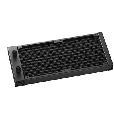 DeepCool LM240 Liquid CPU Cooler with 2.4" IPS Display, 240mm AIO, Dual 120mm ARGB Fans, Anti-Leak Technology, PWM Pump, Intel LGA 1851/1700 & AMD AM5 Compatible, Black image 3