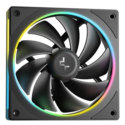 DeepCool LM360 Liquid CPU Cooler with 2.4" IPS Display, 360mm AIO, Triple 120mm ARGB Fans, Anti-Leak Technology, PWM Pump, Intel LGA 1851/1700 & AMD AM5 Compatible, Black image 4