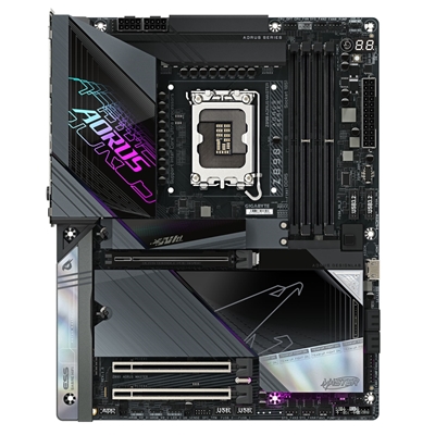 Gigabyte Z890 AORUS MASTER Intel 1851 Socket Motherboard, ATX, 4x DDR5 Slots, 5x M.2 Sockets, Fitted I/O Shield, 10GbE LAN, Wi-Fi 7, 2x USB-C (USB4) image 2