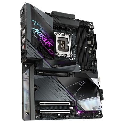 Gigabyte Z890 AORUS MASTER Intel 1851 Socket Motherboard, ATX, 4x DDR5 Slots, 5x M.2 Sockets, Fitted I/O Shield, 10GbE LAN, Wi-Fi 7, 2x USB-C (USB4) image 3