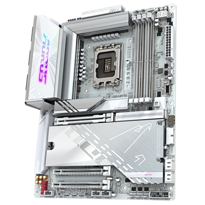 Gigabyte Z890 AORUS PRO ICE Intel 1851 Socket Motherboard, ATX, 4x DDR5 Slots, 5x M.2 Sockets, Fitted I/O Shield, 5GbE LAN, Wi-Fi 7, 2x USB-C (USB4) image 4