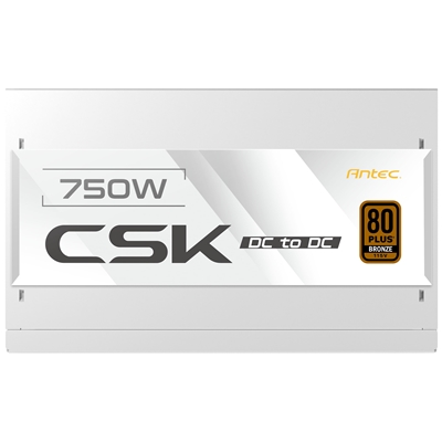 Antec CSK DC 750W PSU, White, 80+ Bronze, Fully Wired, Antec's 5-year warranty image 4