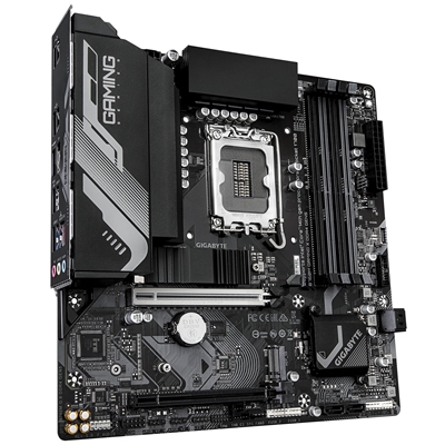 Gigabyte B760M GAMING X DDR4 GEN5 Intel 1700 Socket Motherboard, Micro-ATX, 4x DDR4 Slots, 2x M.2 Sockets, Fitted I/O Shield, 2.5GbE LAN, 1x DisplayPort / 1x HDMI Port image 3