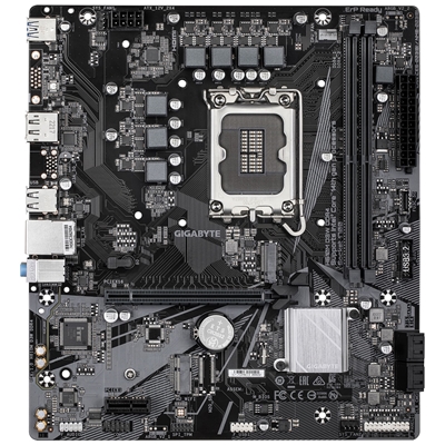 Gigabyte H610M D3W DDR4 Intel 1700 Socket Motherboard, Micro-ATX, 2x DDR4 Slots, 1x M.2 Socket, GbE LAN, 1x DisplayPort / 1x HDMI Port image 2