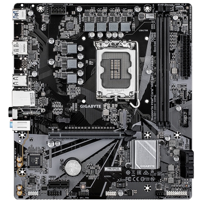 Gigabyte H610M D3W WIFI6 (Rev. 1.1) Intel 1700 Socket Motherboard, Micro-ATX, 2x DDR5 Slots, 1x M.2 Socket, GbE LAN, WiFi 6, 1x DisplayPort / 1x HDMI Port image 2