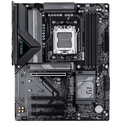 Gigabyte B840 EAGLE WIFI6E AMD AM5 Socket Motherboard, ATX, 4x DDR5 Slots, 3x M.2 Socket, Fitted I/O Shield, 2.5GbE LAN, Wi-Fi 6E, 1x DisplayPort / 1x HDMI Port image 2