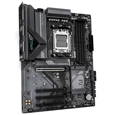 Gigabyte B840 EAGLE WIFI6E AMD AM5 Socket Motherboard, ATX, 4x DDR5 Slots, 3x M.2 Socket, Fitted I/O Shield, 2.5GbE LAN, Wi-Fi 6E, 1x DisplayPort / 1x HDMI Port image 3