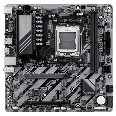Gigabyte B840M D2H AMD AM5 Socket Motherboard, Micro-ATX, 2x DDR5 Slots, 2x M.2 Socket, 2.5GbE LAN, 1x HDMI Port image 2