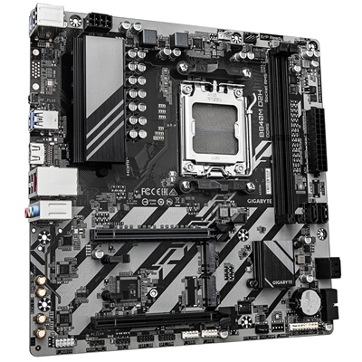 Gigabyte B840M D2H AMD AM5 Socket Motherboard, Micro-ATX, 2x DDR5 Slots, 2x M.2 Socket, 2.5GbE LAN, 1x HDMI Port image 3