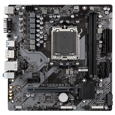 Gigabyte A620M S2H AMD AM5 Socket Motherboard, Micro-ATX, 2x DDR5 Slots, 1x M.2 Socket, GbE LAN, 1x D-Sub / 1x DisplayPort / 1x HDMI Port image 2