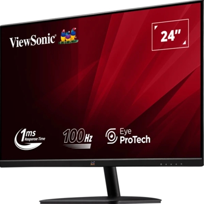 ViewSonic VA2432-MHD-3 24 Inch Full HD 100Hz IPS Monitor with DisplayPort, HDMI and VGA image 2