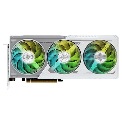 ASRock AMD Radeon RX 9060 XT Steel Legend OC 16GB GDDR6 Graphics Card, 2048 Streams, 3320MHz Boost Clock, Triple Fan, 2x DisplayPorts / 1x HDMI Port image 3