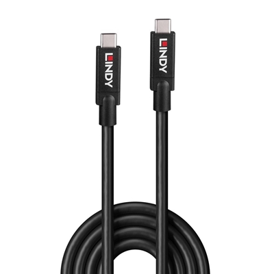 LINDY 43308 5m Active USB 3.2 Gen 2 C/C Cable, Data transfer rates up to 10Gbps, Supports video resolutions up to UHD 8K 7680x4320@60Hz including 4K 4096x2160@120Hz, 2 year warranty image 2