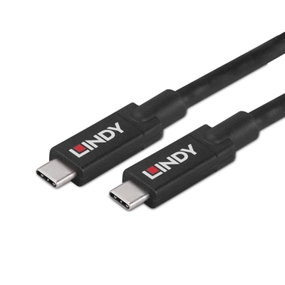 LINDY 43308 5m Active USB 3.2 Gen 2 C/C Cable, Data transfer rates up to 10Gbps, Supports video resolutions up to UHD 8K 7680x4320@60Hz including 4K 4096x2160@120Hz, 2 year warranty image 3