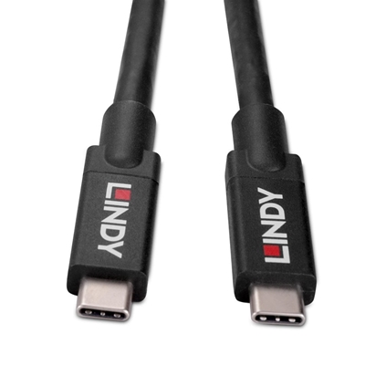 LINDY 43308 5m Active USB 3.2 Gen 2 C/C Cable, Data transfer rates up to 10Gbps, Supports video resolutions up to UHD 8K 7680x4320@60Hz including 4K 4096x2160@120Hz, 2 year warranty image 4