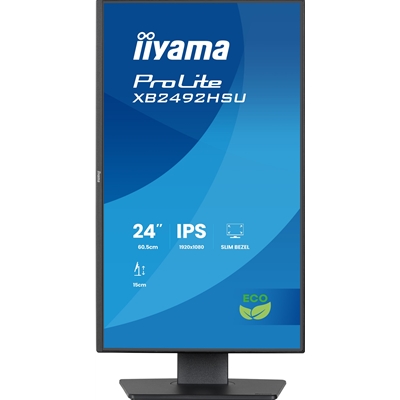 Iiyama ProLite 24-Inch 120Hz Full HD IPS Height Adjustable Monitor with Slim Bezel, HDMI, DisplayPort & USB Hub image 3