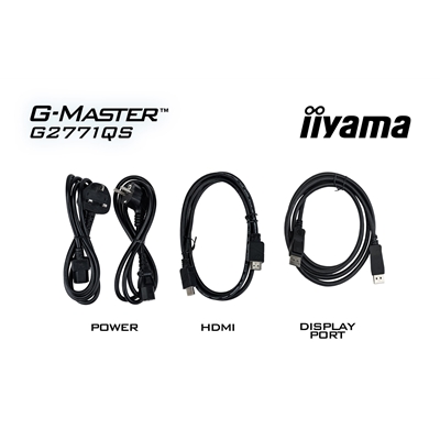 iiyama G-Master Red Eagle gaming monitor G2771QS-B1 27" Black, Ultra Slim Bezel, QHD Resolution, IPS, 200Hz, 0.5ms, Nvidia G-Sync, HDMI, Display Port, Black Tuner image 6