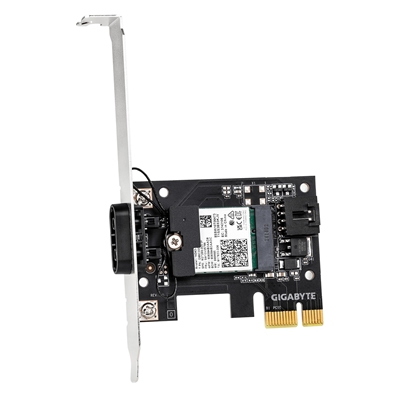 Gigabyte GC-WFAX210 Intel WiFi 6E AX210 2400Mbps Bluetooth 5.2 Wireless PCI-Express Card image 3