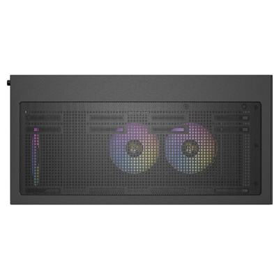 Antec CX705 ARGB Gaming Case Mid Tower,  1 x USB Type-C / 1 x USB 3.0 / 1 x USB 2.0, Tempered Glass Front and Side Window Panel, Vertical Cooling with Massive Air Intake, 5 x Pre-Installed ARGB LED Fans, ATX, Micro-ATX, ITX Compatible image 6
