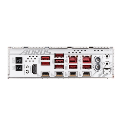 Gigabyte X870E AORUS MASTER X3D ICE AMD AM5 Socket Motherboard, ATX, 4x DDR5 Slots, 5x M.2 Sockets, Fitted I/O Shield, 10GbE LAN, Wi-Fi 7, 1x HDMI Port / 2x USB-C (USB4) image 4