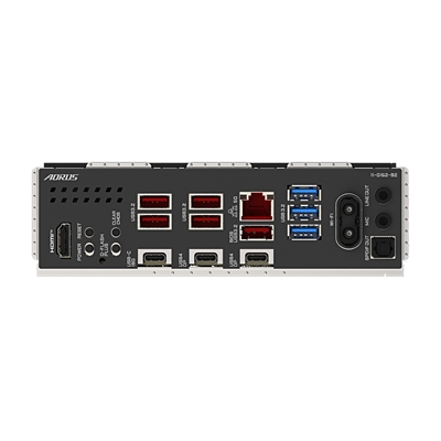 Gigabyte X870E AORUS ELITE X3D AMD AM5 Socket Motherboard, ATX, 4x DDR5 Slots, 4x M.2 Sockets, Fitted I/O Shield, 5GbE LAN, Wi-Fi 7, 1x HDMI Port / 2x USB-C (USB4) image 6