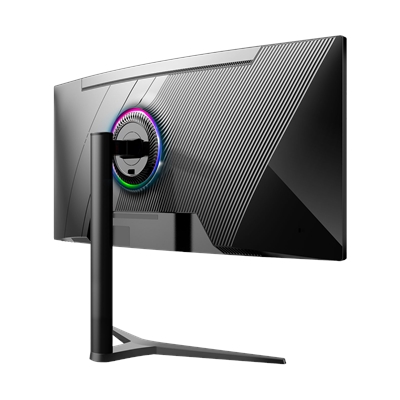 piXL CM34C7 34 Inch 165Hz UWQHD Quad HD Ultrawide Curved Gaming Monitor, with 1.5ms Response Time, 3440 x 1440 Resolution, HDMI, DisplayPort, USB-C, USB-B, USB-A x 2, Audio & Height Adjust image 4