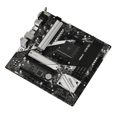 ASRock A520M PRO4 Super Alloy AMD AM4 Socket Motherboard, Micro-ATX, 4x DDR4 Slots, 1x M.2 Socket, GbE LAN, 1x D-Sub / 1x DisplayPort / 1x HDMI Port image 4