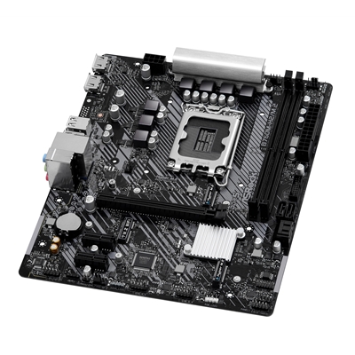 ASRock B760M-H2/M.2 Intel 1700 Socket Motherboard, Micro-ATX, 2x DDR5 Slots, 2x M.2 Socket, 2.5GbE LAN, 2x HDMI Port image 4