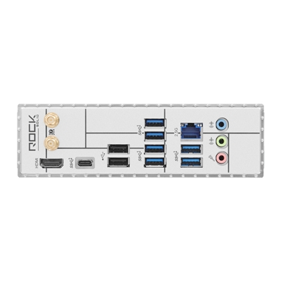 ASRock B860 Rock WiFi 7 Intel 1851 Socket Motherboard, ATX, 4x DDR5 Slots, 3x M.2 Socket, Fitted I/O Shield, 2.5GbE LAN, Wi-Fi 7, 1x HDMI Port image 6