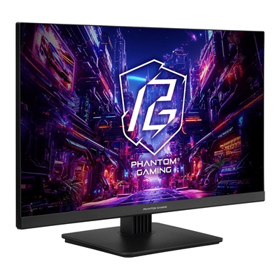 ASRock Phantom Gaming PG27FFT1B 27 Inch FHD (1920 x 1080) IPS Gaming Monitor, 180Hz 1ms (MPRT) Response Time, 2 x HDMI 2.0, 1 x DisplayPort 1.2, with Speakers image 2