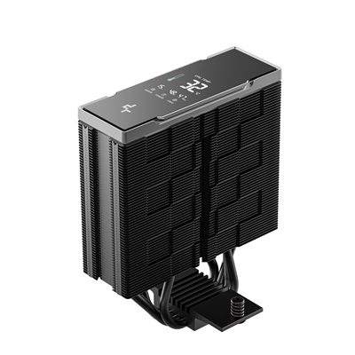 DeepCool AK400 G2 DIGITAL NYX CPU Cooler, Black, 1 x 120mm Fan,  4 x advanced  Copper Heatpipes, Intel/AMD image 6