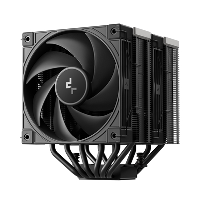 DeepCool AK620 G2 DIGITAL NYX Dual Tower CPU Cooler, Black, 2 x 120mm Fan,  6 x advanced  Copper Heatpipes, Intel/AMD image 2